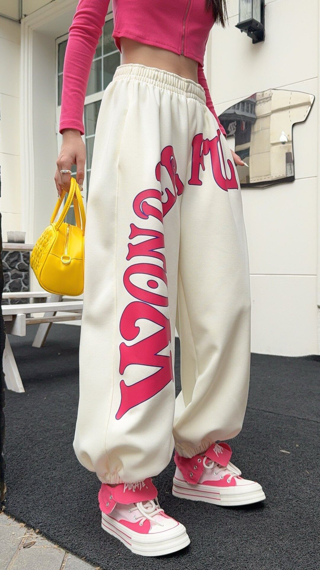デザイン オシャレ 切り替え 4色 スウェット パンツ <U-12210>