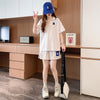 売り切れ必至  ルーズ 半袖Ｔシャツⅹパンツセット全2色<U-8190>