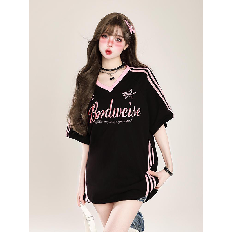 絶対欲しい アバンギャルド おしゃれ度高め プリント全2色 半袖Tシャツ<U-9244>