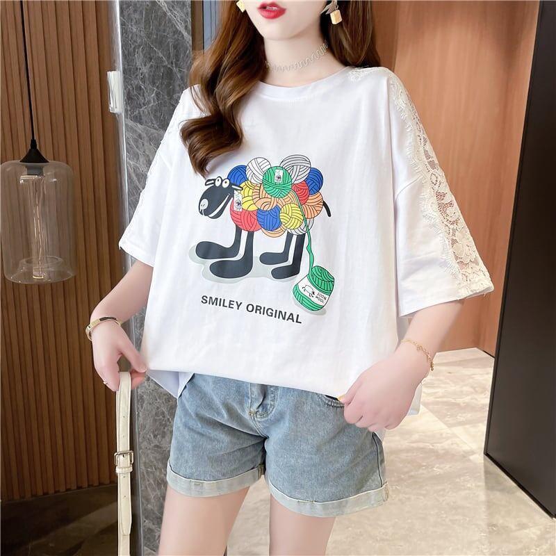 好感度満載 3色選択可 美感いっぱい Tシャツ カットソー＜U-3074＞