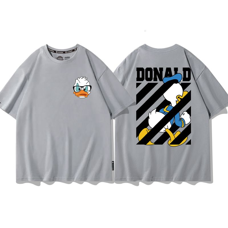 男女兼用 プリント 半袖 Tシャツ U-13187