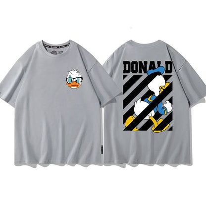 男女兼用 プリント 半袖 Tシャツ U-13187