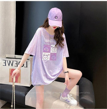【半額！期間限定！！】アイスシルク半袖Tシャツ<U-5004>