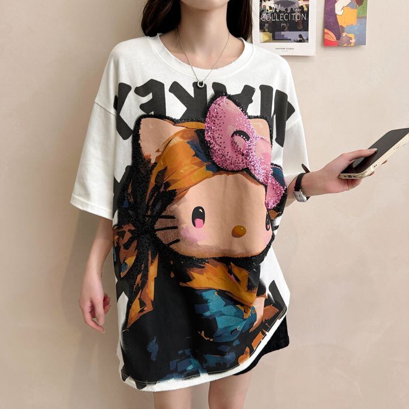 大人可愛い 好感度UP 海外トレンド カジュアル 全3色 半袖 Tシャツ ＜U-11121＞