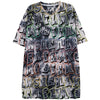 カジュアル 切り替え オシャレ度満点 プリント Tシャツ カットソー＜U-3504＞
