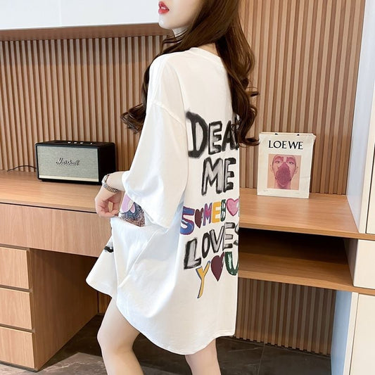 新商品 ファッション 個性派 プリント全3色 半袖Tシャツ カットソー ＜U-8604＞