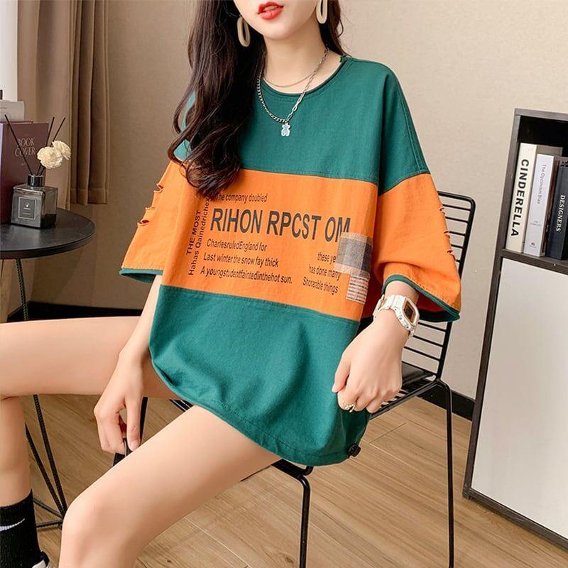 オシャレ度満点 3色選択可 美感いっぱい Tシャツ カットソー＜U-3042＞
