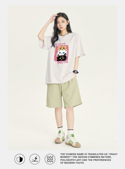 大好評 海外トレンド 定番シンプル 好感度UP カジュアル 全3色 半袖 Tシャツ ＜U-11283＞