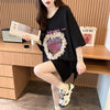 絶対欲しい プリント ロゴ ゆったり 3色半袖Tシャツ＜U-8315＞