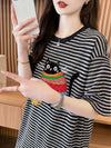 絶対流行 シンプル おすすめ カジュアル 半袖Ｔシャツ 全2色<U-11667>