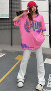 おすすめ 好感度UP 美人度アップ カジュアル 全4色 半袖 Tシャツ ＜U-11234＞