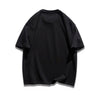 都市ファッショ デザイン オシャレ カジュアル プリント全5色 半袖Tシャツ<U-9258>