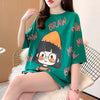 新商品 ラウンドネック 好感度満載 プリント Tシャツ カットソー＜U-8477＞