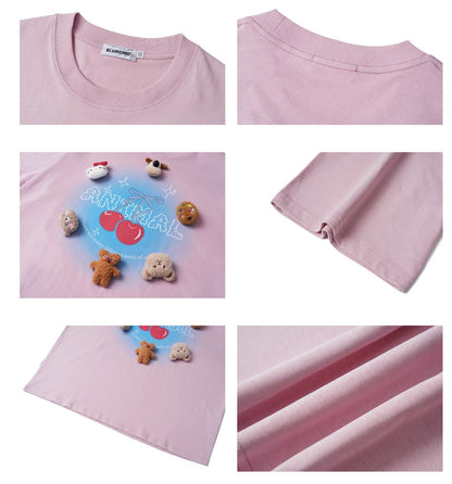 数量限定 ファッション アクティブも綺麗も叶う ゆったり 男女兼用 全3色 半袖Tシャツ＜U-9066＞