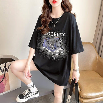 オシャレ度満点 プリント 今季大好評 Tシャツ カットソー トップス＜U-3281＞
