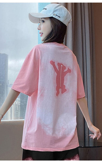 数量限定 ファッション 個性派 半袖Ｔシャツⅹパンツセット全4色<U-8783>