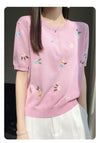 絶対流行 大好評 エレガント 好感度UP カジュアル 全4色 Tシャツ＜U-12054＞