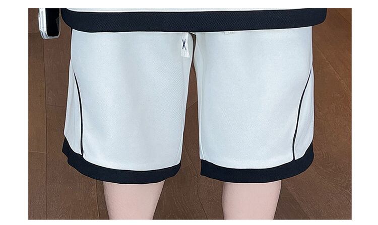 早い者勝ち カジュアル ファッション 切り替え 全3色 半袖Ｔシャツⅹパンツセット<U-8950>