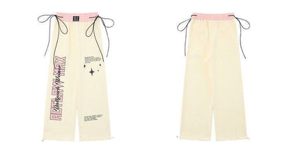 人気上昇中 オシャレ 都市ファッショ デザイン 2色 ジョガーパンツ <U-9761>