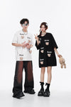 期間限定 ファッション 着回し力抜群 ゆったり 男女兼用 全3色 半袖Tシャツ＜U-9065＞