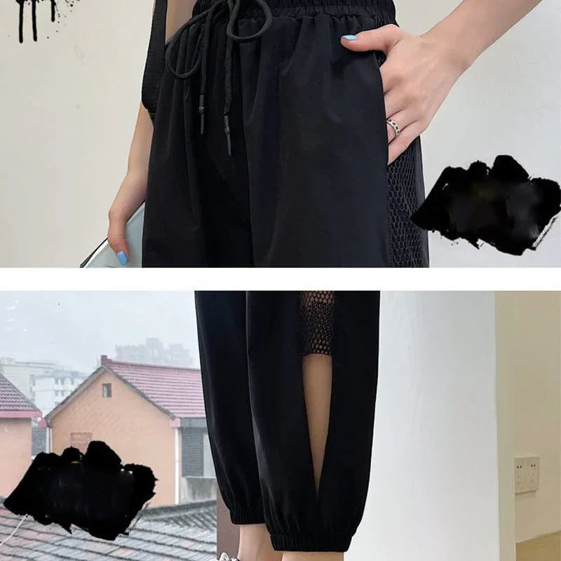 美人度アップ 透かし彫り チャーミング ハイウエスト パンツ ボトムス＜U-3015＞