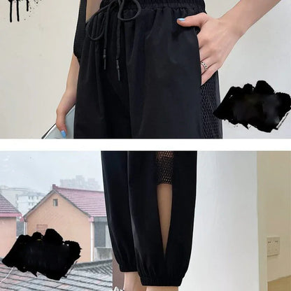美人度アップ 透かし彫り チャーミング ハイウエスト パンツ ボトムス＜U-3015＞