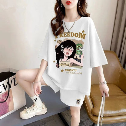 超人気 真夏も快適 話題沸騰中 カジュアル 全4色 半袖 Tシャツ ショートパンツ セットアップ ＜U-9129＞