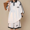 定番シンプル 半袖Ｔシャツⅹパンツセット 絶対流行 男女兼用<U-6538>