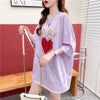 話題沸騰中 ファッション 個性派 プリント 全3色 半袖Tシャツ<U-8508>
