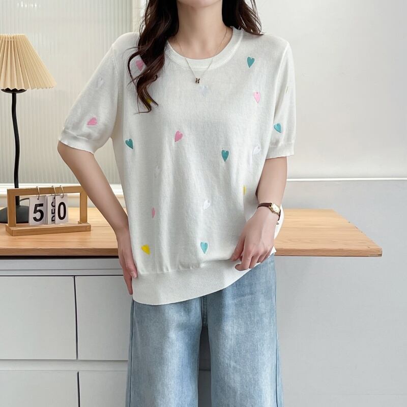 大活躍 好感度UP 海外トレンド カジュアル 全3色 半袖 Tシャツ ＜U-12038＞