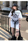 美人度アップ 絶対流行 売れ筋 早い者勝ち カジュアル 2色選択 Tシャツ<U-11522>