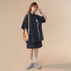 期間限定 ゆったり感アップ ファッション Tシャツ＋ショートパンツ セットアップ＜U-8679＞