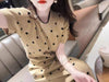 好感度100％ 柔らかくて優しい印象 効果抜群 プリント切り替え 2色 セットアップ<U-10855>