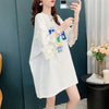 コットンレーストリム半袖Tシャツ<U-3028>