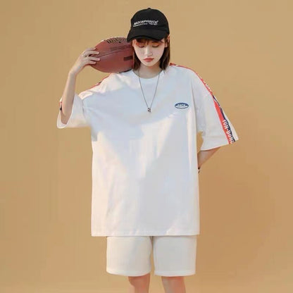今季マストバイ  カジュアル ＜U-4447＞ 半袖Ｔシャツⅹパンツセット全2色<U-8197>