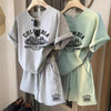 カジュアル 半袖 全４色 Tシャツ ショートパンツ セットアップ ＜U-11598＞