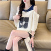 好感度100％ ラウンドネック キュート 半袖 Tシャツ ＜U-8628＞