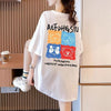 大活躍 プリント カジュアル 5色選択 半袖Tシャツ＜U-8584＞