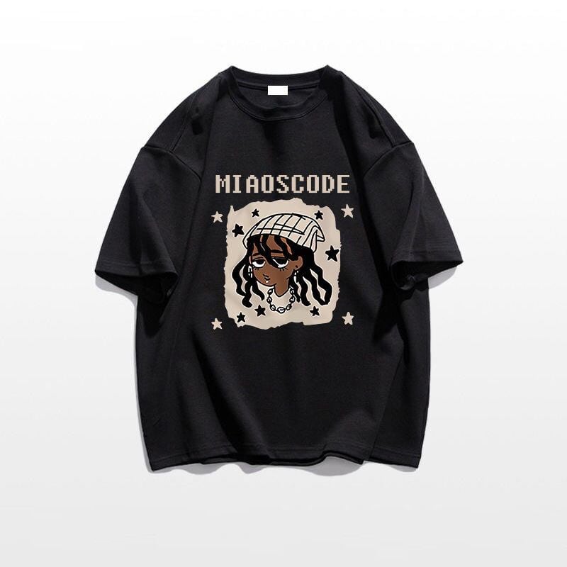 ベストセラーアイテム！ カジュアル 定番シンプル ルーズ プリント全5色 半袖Tシャツ<U-9022>