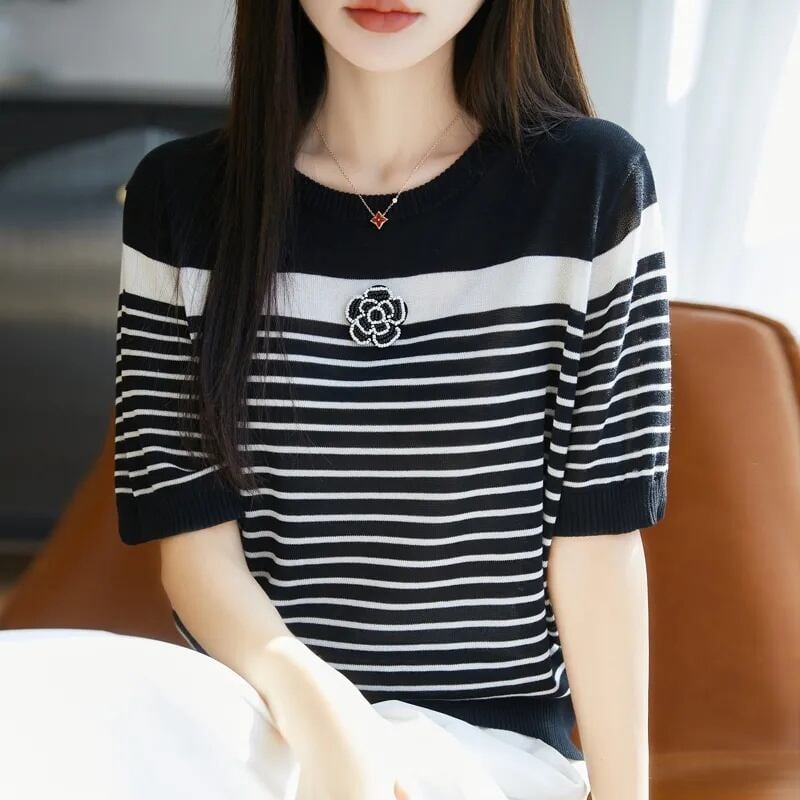 定番シンプル 売り切れ必至 着回し力抜群 全2色 Tシャツ <U-11938>