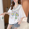 【半額！期間限定！！】オシャレ度満点 キュート 着心地抜群 プリント 全3色 Tシャツ カットソー＜U-8536＞
