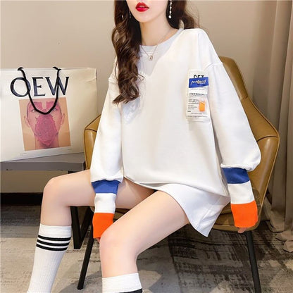 美感いっぱい 切り替え 好感度満載 プリント Tシャツ カットソー＜U-3669＞