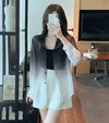 美人度アップ ルーズ オシャレ度満点 透け感 日焼け対策 シャツ ブルゾン＜U-8048＞