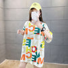 売り切れ必至 カラーマッチング 個性派 プリント全2色 半袖Tシャツ カットソー ＜U-8556＞