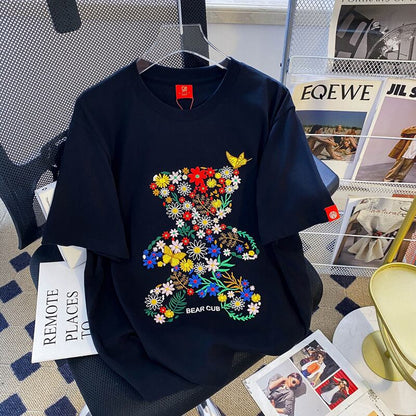 上質 絶対流行 早い者勝ち 早い者勝ち カジュアル 男女兼用 2色選択 Tシャツ<U-11131>