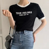 ゆったり感アップ アルファベット ファッション Tシャツ カットソー＜U-3077＞