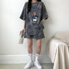 夏に嬉しい機能付き 全5色 軽くて涼しくて可愛い！ 半袖 Tシャツ ショートパンツ セットアップ ＜U-9269＞