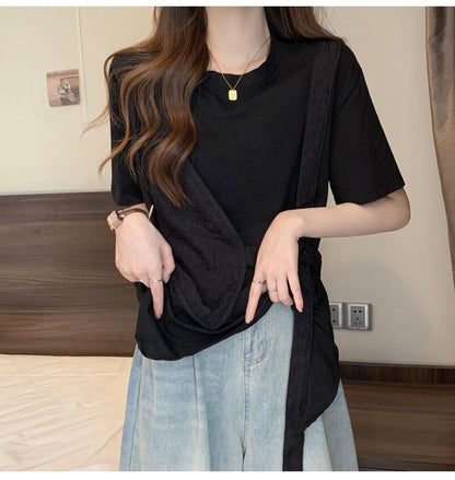 売れ筋 着回し力抜群 定番シンプル 売り切れ必至 全2色 Tシャツ <U-11999>