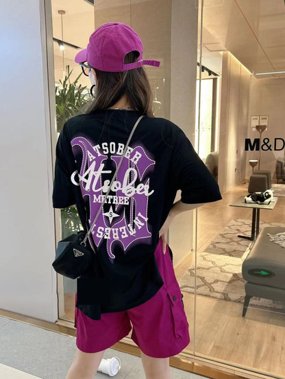 おすすめ ファッション 今季マストバイ 半袖Ｔシャツⅹパンツセット全4色<U-8568>