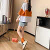 オシャレ度満点 3色選択可 美感いっぱい Tシャツ カットソー＜U-3042＞